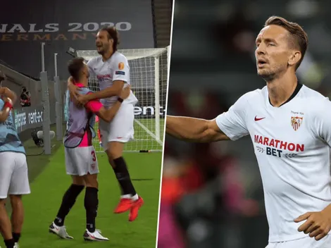 Lo dio vuelta Sevilla: De Jong anticipó a toda la defensa de Manchester United y marcó