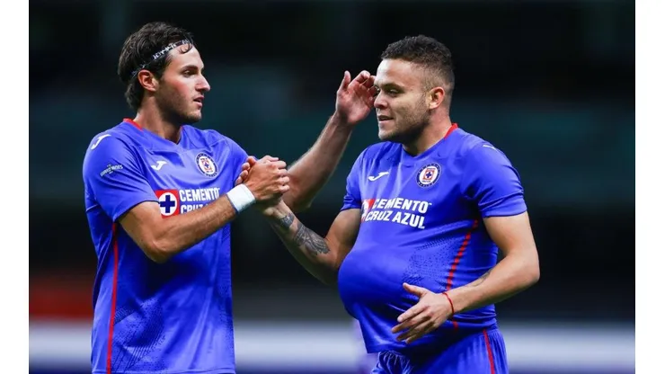 Jonathan Rodríguez marcó para la victoria de Cruz Azul. (Getty)