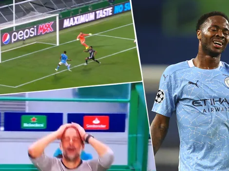 Hoy no duerme: Sterling tuvo el empate con el arco vacío pero la tiró a las nubes