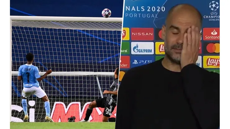 A Guardiola le preguntaron por el error de Sterling y ni disimuló la bronca