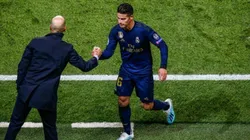 Zinedine Zidane y James Rodríguez en el Real Madrid.