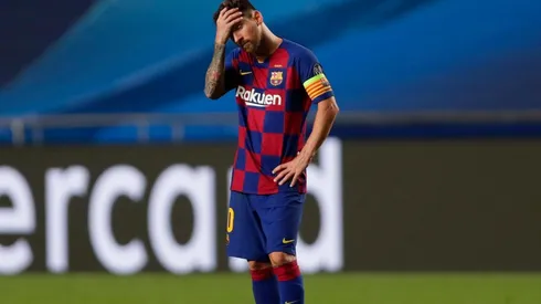 La tristeza absoluta de Lionel Messi.