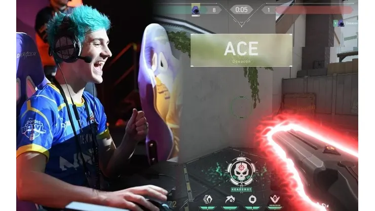 ¡Ninja es crack en VALORANT! Tremendo Ace 1v5 salva la ronda para su equipo