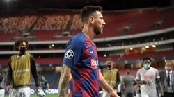 Destrozado: la foto de Messi en el vestuario tras el 2-8 del Barcelona