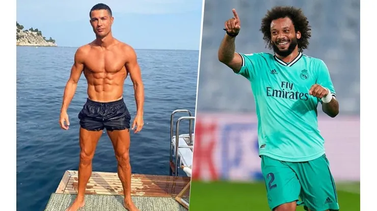 Cristiano Ronaldo subió foto en sus vacaciones y Marcelo lo trolleó