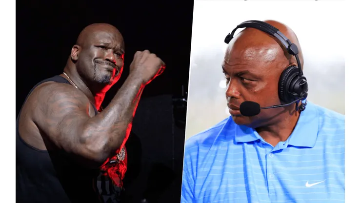 Shaquille O'Neal y Charles Barkley (Getty Images)