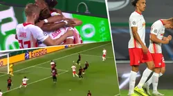 RB Leipzig volvió loco al Atlético y Dani Olmo puso el 1-0 de cabeza