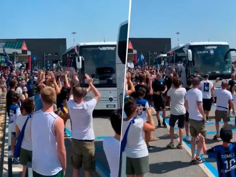 Como héroes: así fue el recibimiento al Atalanta a su regreso a Italia