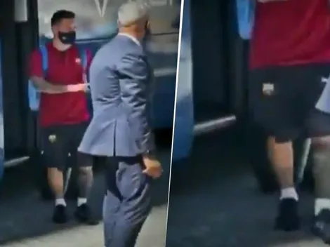 Preocupante: el video de Messi bajando del micro a un día del partido con Bayern Múnich