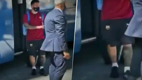 Preocupante: el video de Messi bajando del micro a un día del partido con Bayern Múnich
