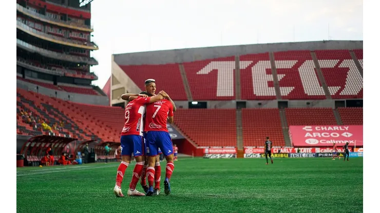 Atlético de San Luis ganó por primera vez en Guard1anes (Getty Images)