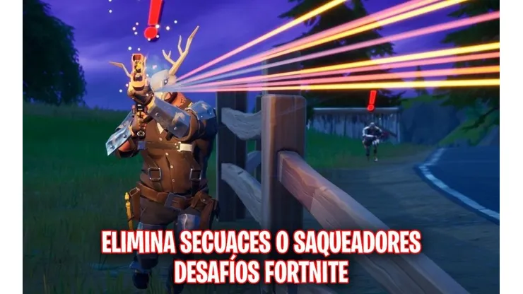 Dónde encontrar y eliminar secuaces y saqueadores - Desafíos Fortnite