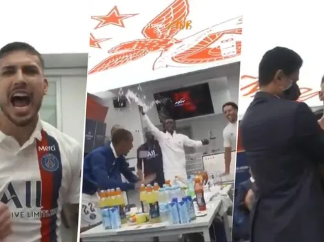 Video: así festejaron los jugadores PSG la clasificación ante Atalanta