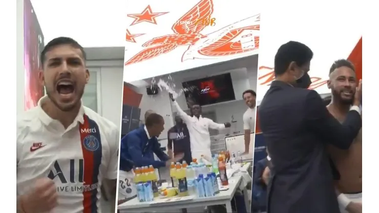 Video: así festejaron los jugadores PSG la clasificación ante Atalanta