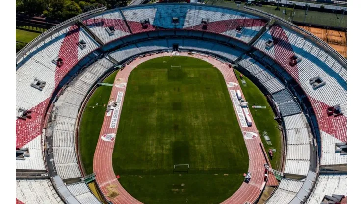 El estadio de River, en plena pandemia. (Getty)