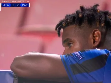 Nos parte el alma: la carita de tristeza de Duván Zapata tras perder con el PSG