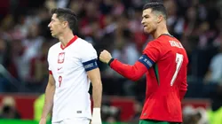 Robert Lewandowski dejó en evidencia su malestar con sus compañeros por la derrota con Portugal.