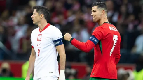 Robert Lewandowski dejó en evidencia su malestar con sus compañeros por la derrota con Portugal.