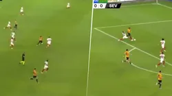 Es una locura: la corrida de Adama Traoré que terminó en penal para Wolves