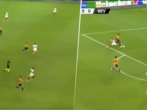 Es una locura: la corrida de Adama Traoré que terminó en penal para Wolves