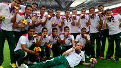 La Selección mexicana de futbol conquistó la Medalla de Oro en Londres 2012.