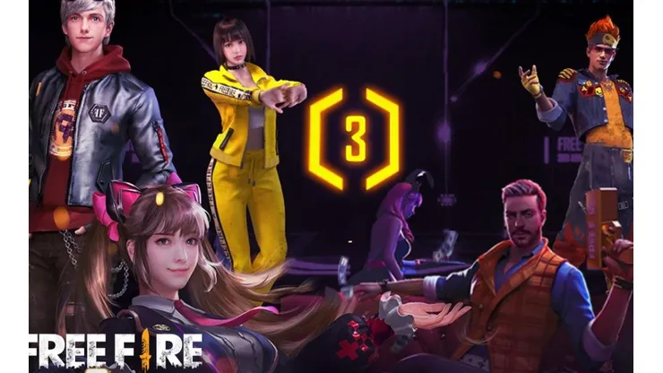 Fecha y Hora para la actualización de 3er Aniversario de Free Fire