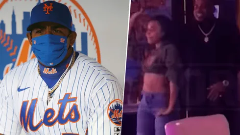 Yoenis Cespedes se bajo de la temporada por el coronavirus (Getty y TMZ Sports)