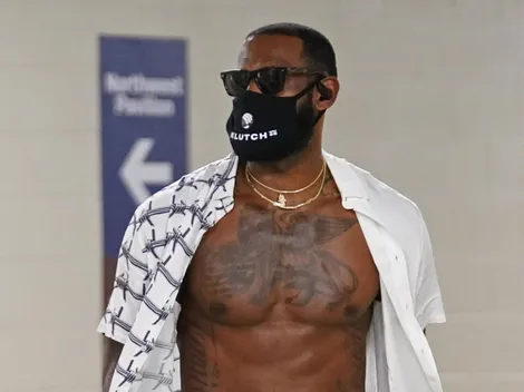 El tremendo look de película que tiró LeBron James