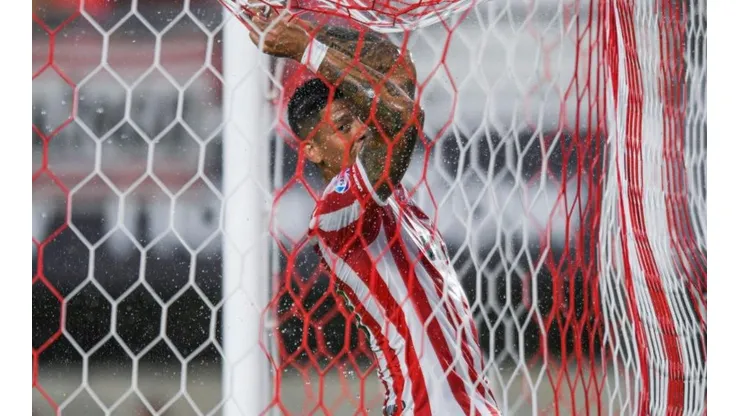 Marcos Rojo en Estudiantes de La Plata.