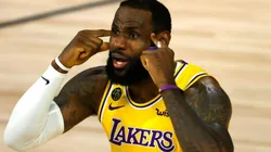 LeBron James, estrella de los Lakers (Getty Images)