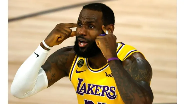 LeBron James, estrella de los Lakers (Getty Images)