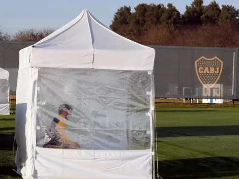 La primera foto de Boca en la vuelta a los entrenamientos