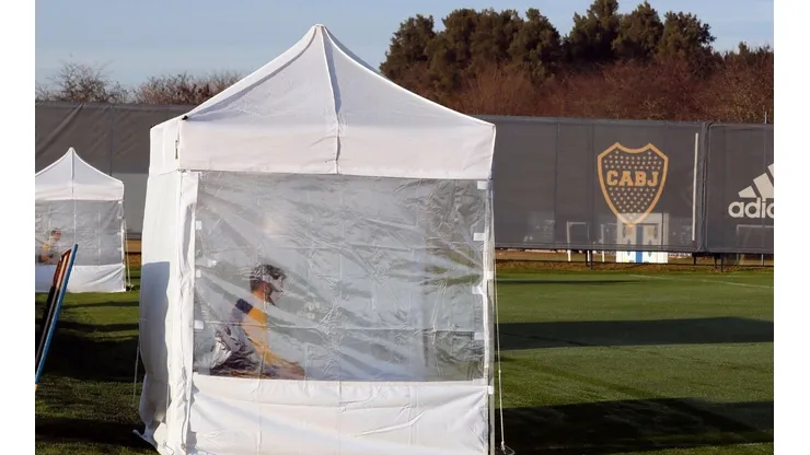 La primera foto de Boca en la vuelta a los entrenamientos