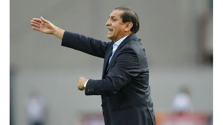 Una postal del mítico Ramón Ángel Díaz.