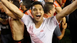 Teo Gutiérrez luego de una eliminación a Boca.