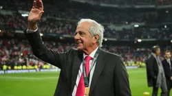 Rodolfo D'Onofrio festejando en Madrid.