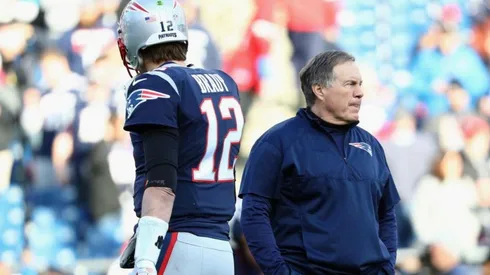 Tom Brady y Bill Belichick (Getty Images)