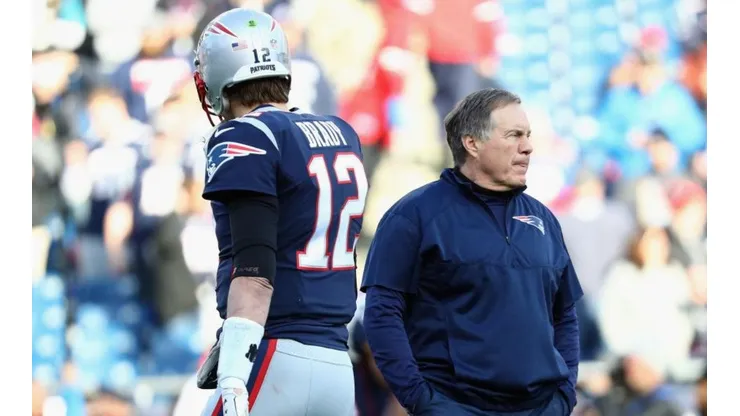 Tom Brady y Bill Belichick (Getty Images)