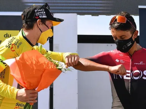 Humildad profunda: el gesto de Egan Bernal tras perder con Primoz Roglic