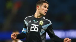 Fabricio Bustos en la Selección Argentina.