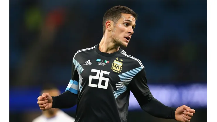 Fabricio Bustos en la Selección Argentina.
