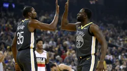 Draymond Green y Kevin Durant (Getty)