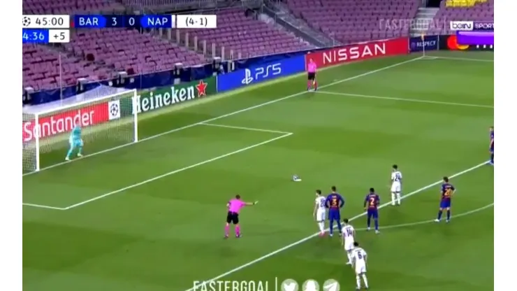 La ejecución de Lorenzo Insigne.