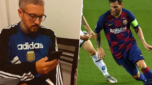 El tuit irónico de Carrozza tras el golazo de Messi: "Estás enfermo enano, vestite"