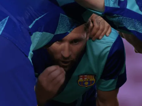 Video: la arenga de Messi antes de que empiece el partido