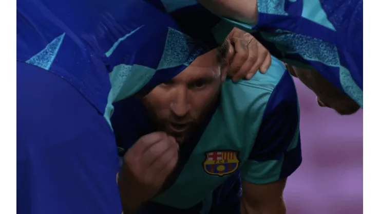 La concentración del astro argentino.