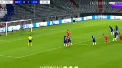 El penal de Robert Lewandowski.