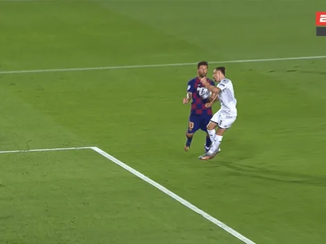 Polémica en el Camp Nou: a Messi le anularon el tercero por una supuesta mano