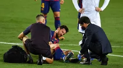 Setién dio detalles de cómo quedó Messi tras la patada de Koulibaly