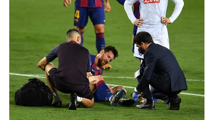 Setién dio detalles de cómo quedó Messi tras la patada de Koulibaly